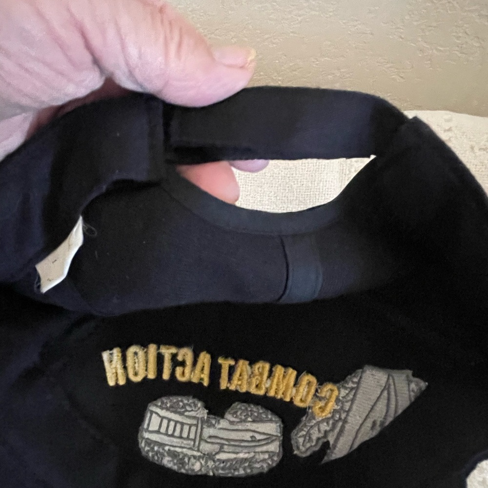 Combat Action Badge Cap. Adjustable Back - image 7